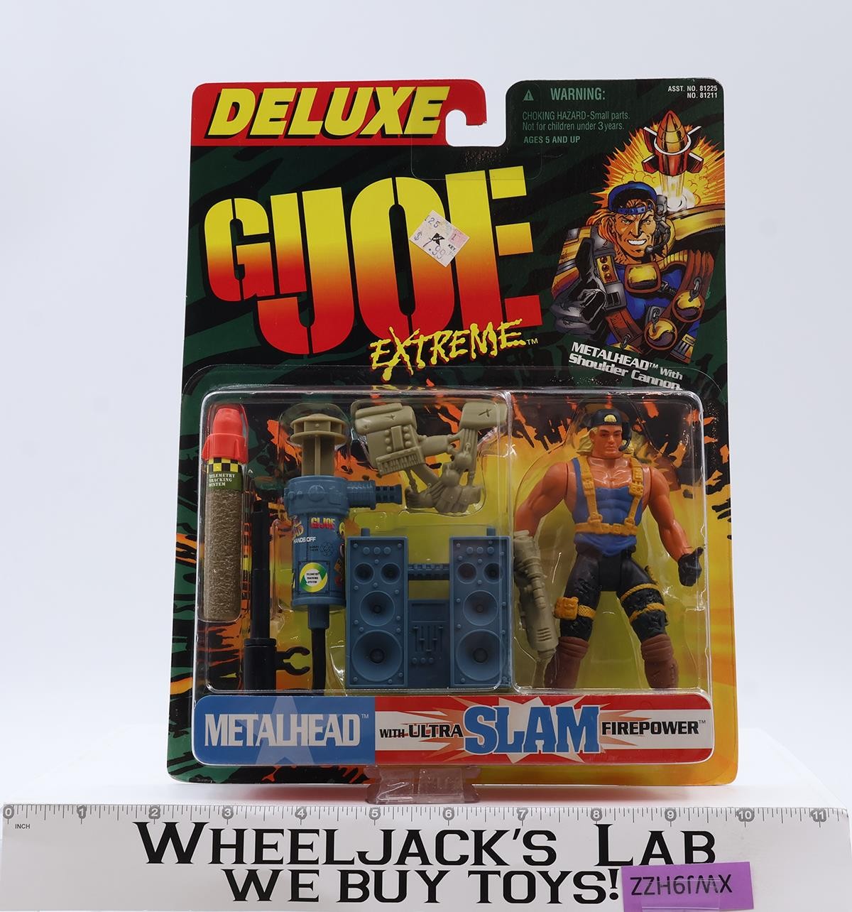 Metalhead GI Joe Extreme Deluxe 1995 Hasbro 5&Prime; Action Figure NEW MOSC SEALED