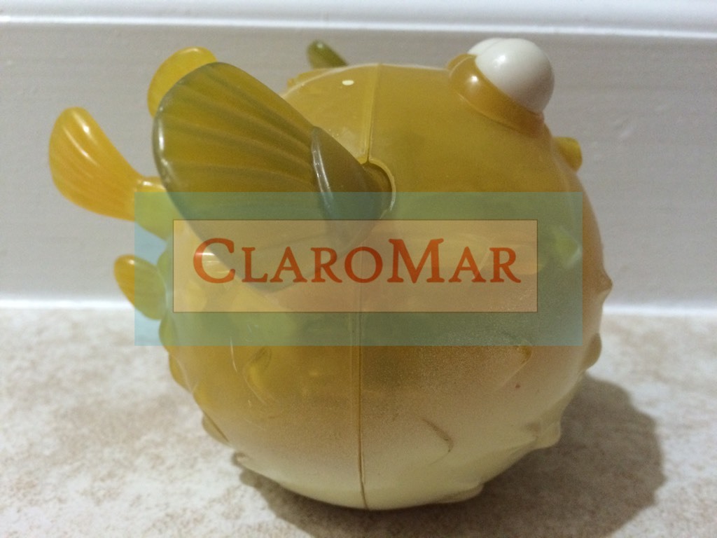 ☀️Disney Pixar FINDING NEMO Bloat Blowfish Figure Bath Toy McDonalds Cake Topper