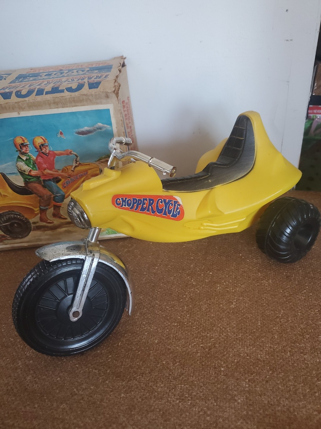 IRWIN ACTION TRANSPORTATION CHOPPER CYCLE IN ORIGINAL CATALOG BOX ORDER
