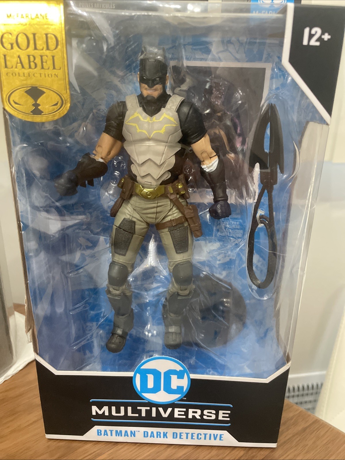 DC Multiverse McFarlane Toys Batman Dark Detective Gold Label 7&Prime; Figure New