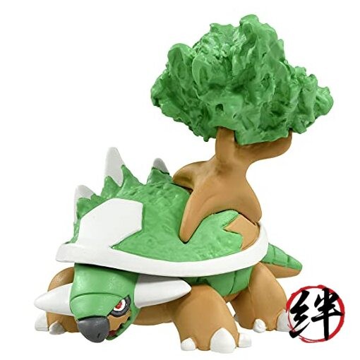 Pokemon Monster Collection Moncolle MS-58 Torterra Chelterrar 1.5 inches