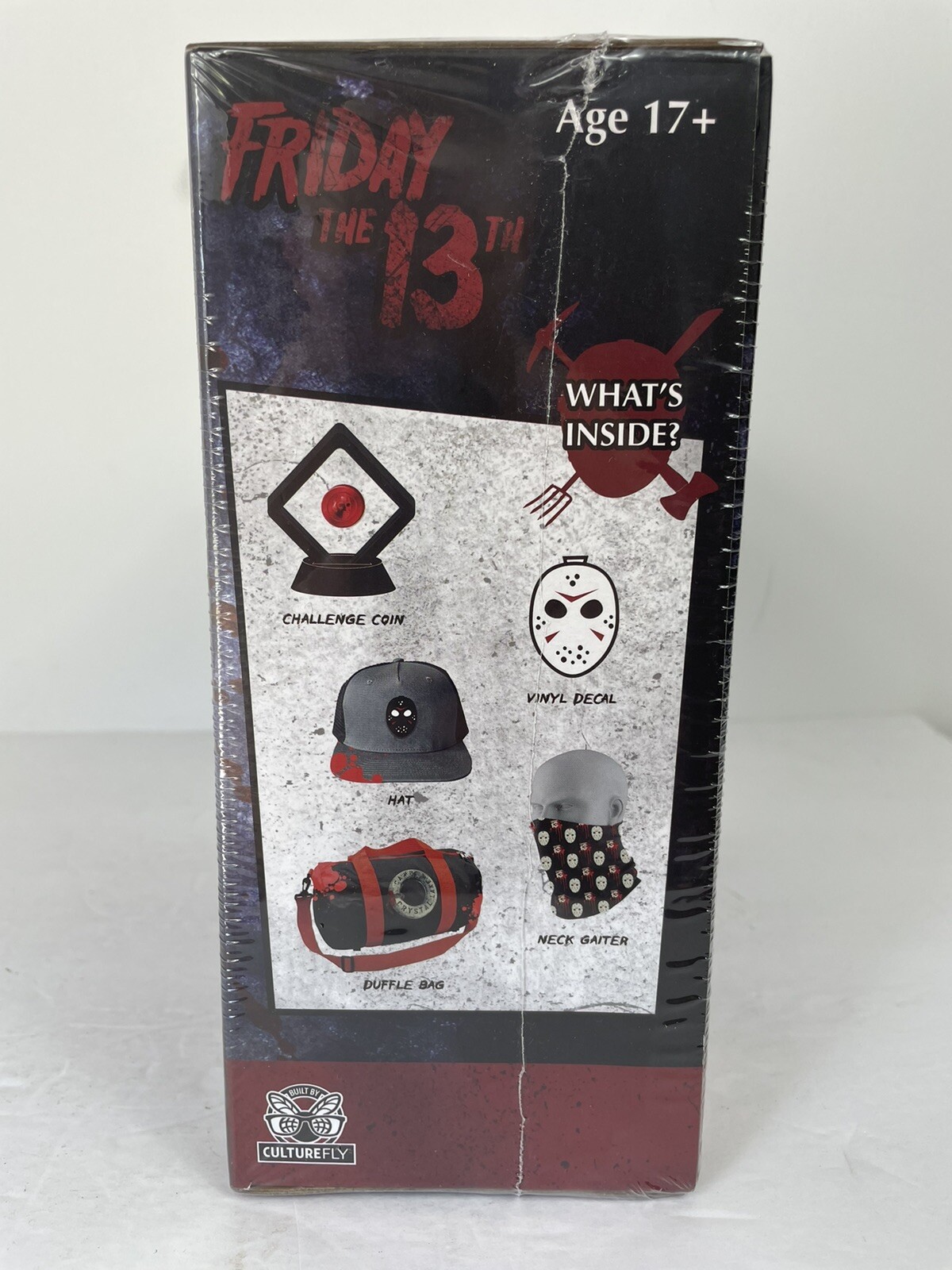 Friday the 13th Collectors Box (new) Culture Fly New Line Cinema WB Shield 17+