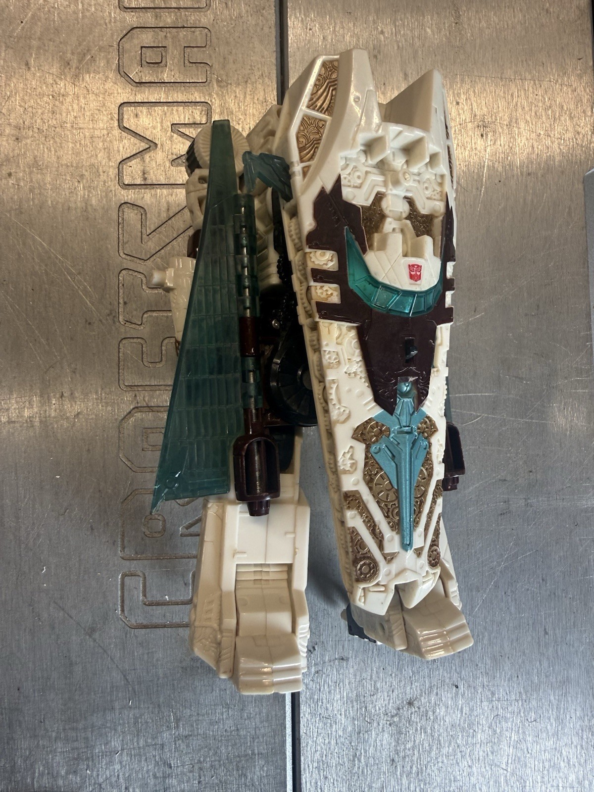 Transformers Cybertron Voyager Class Vector Prime Action Figure Incomplete