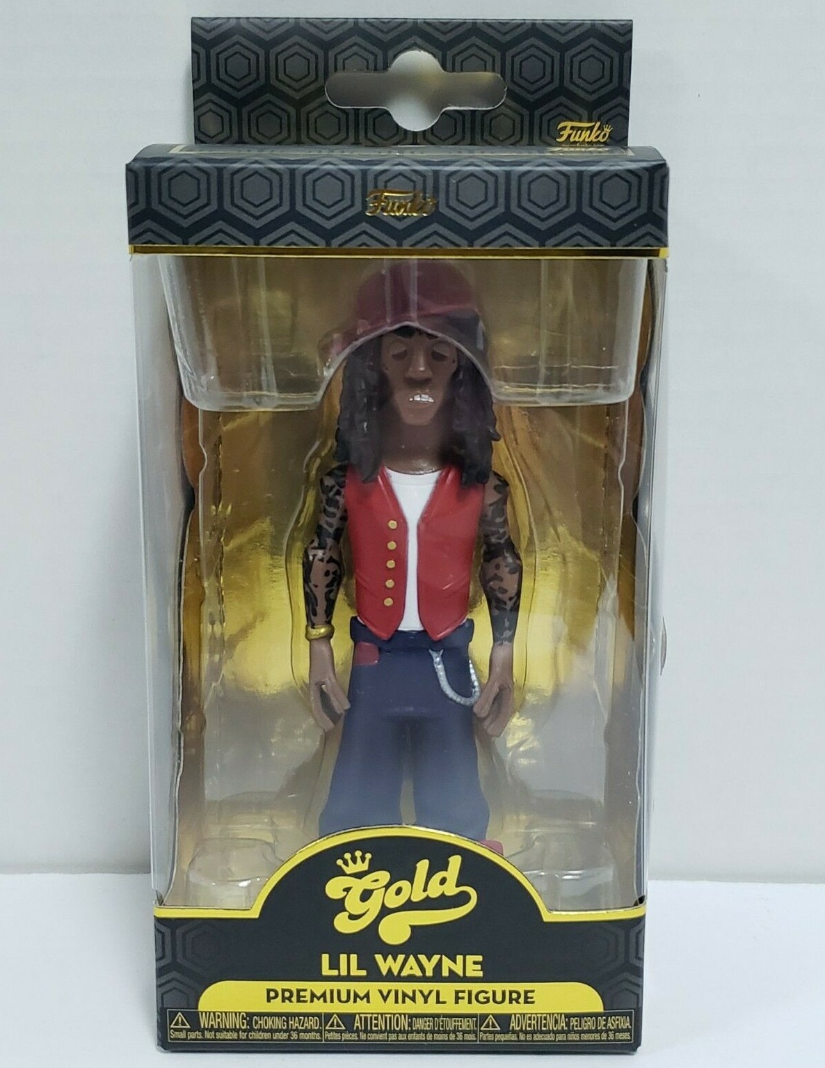 LIL WAYNE Funko Gold Premium Vinyl Figure Hip Hop Series 1 BRAND NEW & IN STOCK