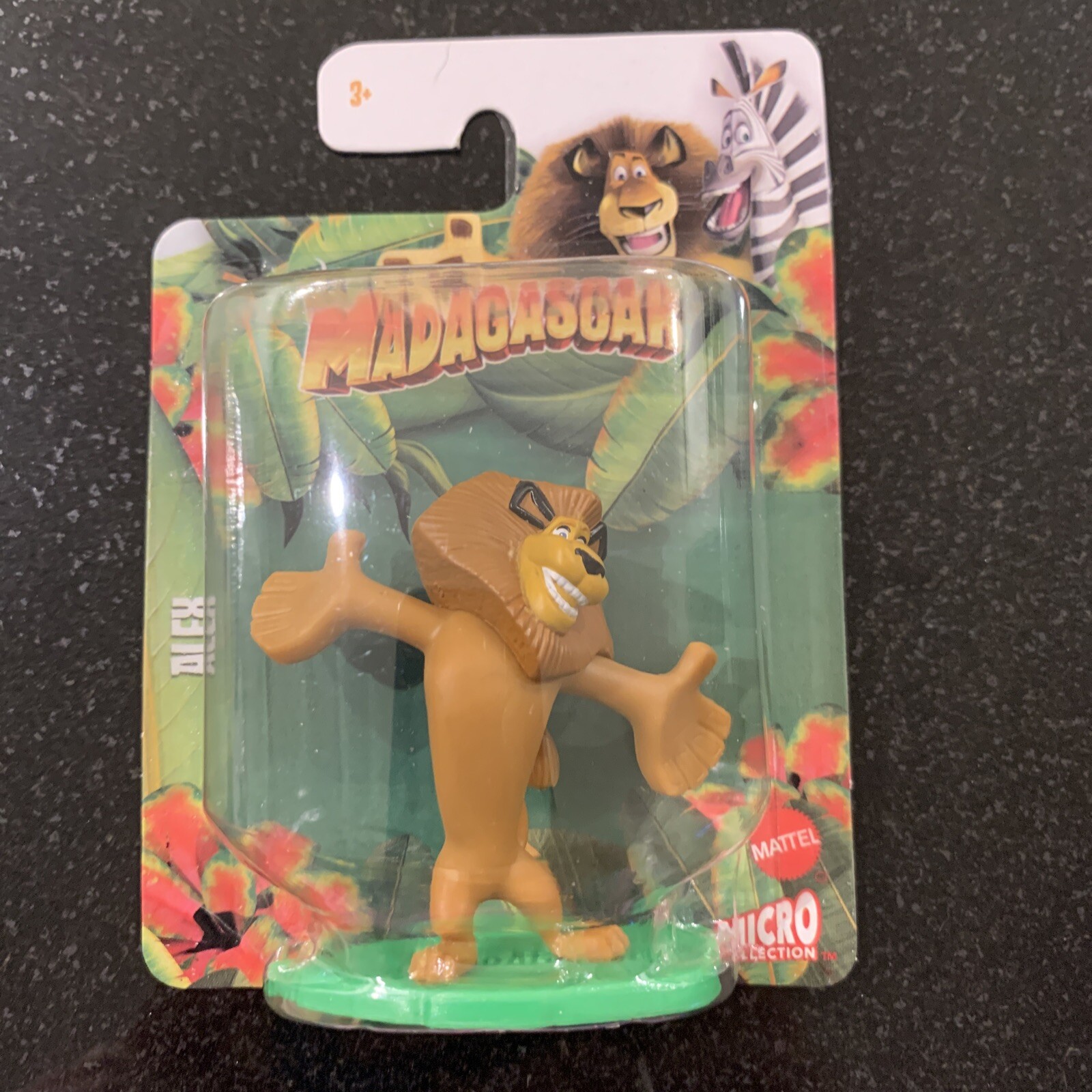 Alex Madagascar Cake Topper Figure Mattel Micro Collection DreamWorks NIP