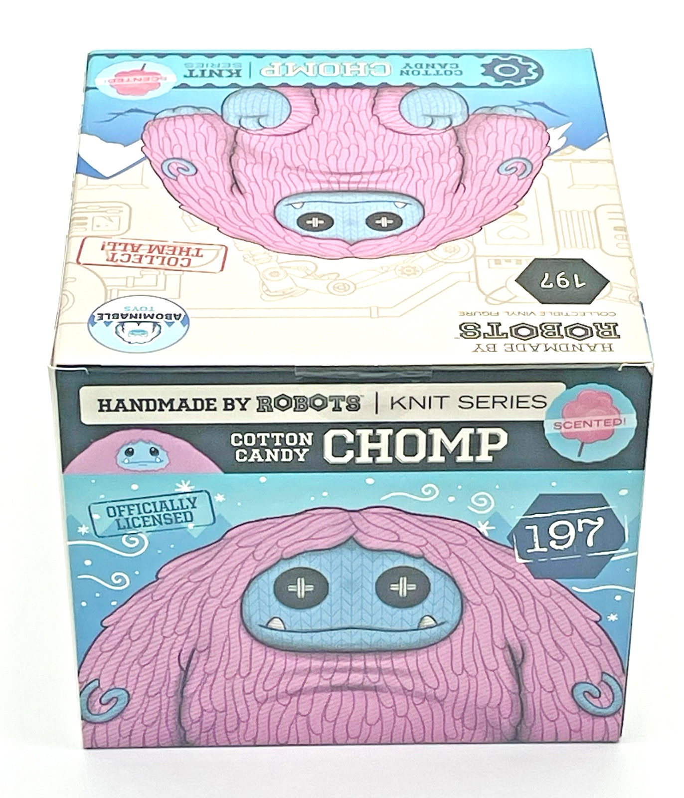 Handmade By Robots Abominable Toys Chomp Cotton Candy FYE LE 312 Scented NIB