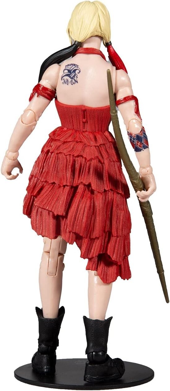 McFarlane DC Suicide Squad Harley Quinn 7” Action Figure Build-A-King Shark NIB