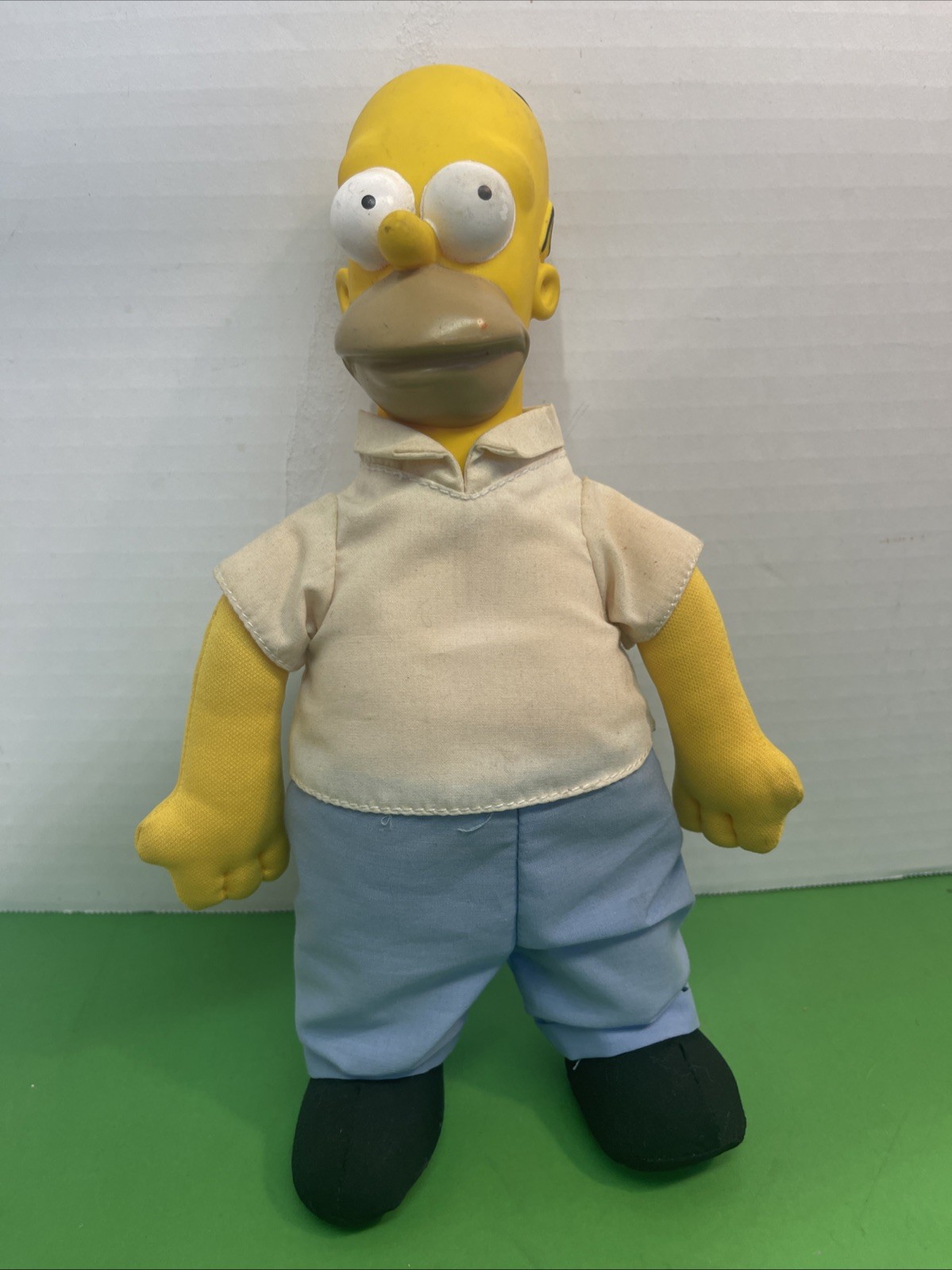 The Simpsons HOMER SIMPSON 10&Prime; Plush DOLL Toy Vintage 1990 20th Century Fox