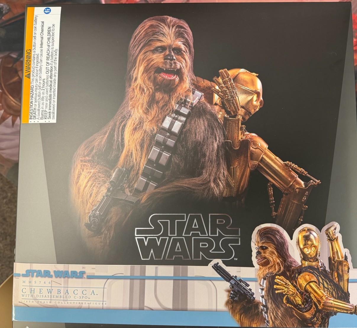 Star Wars Chewbacca with Disassembled C-3PO 1/6th Scale Figure 2025 Hot Toys New