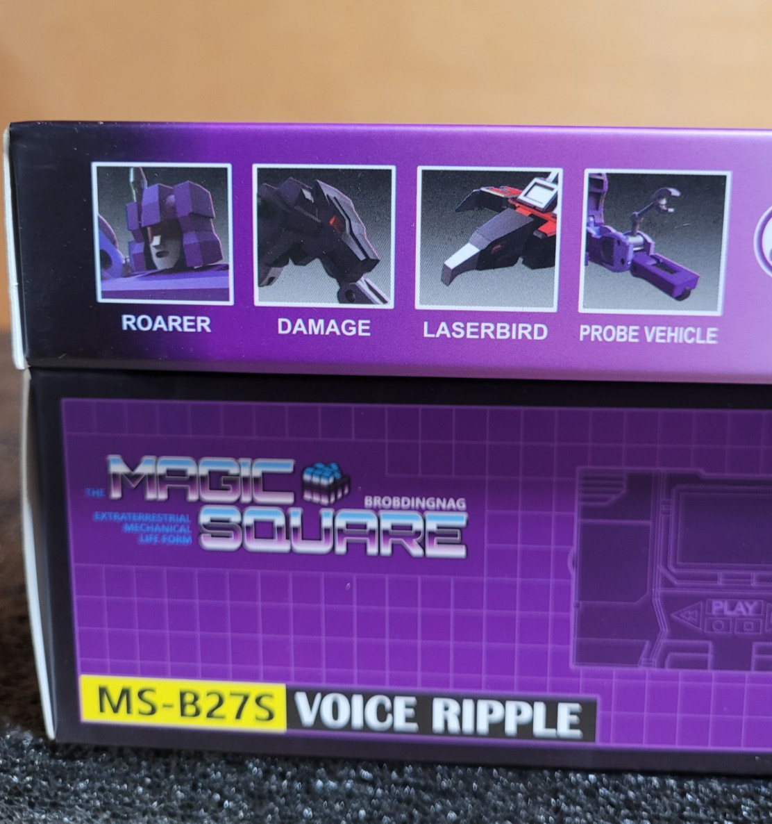 Magic Square MS-B27S Voice Ripple and MS-B28A Tapes Team figure set