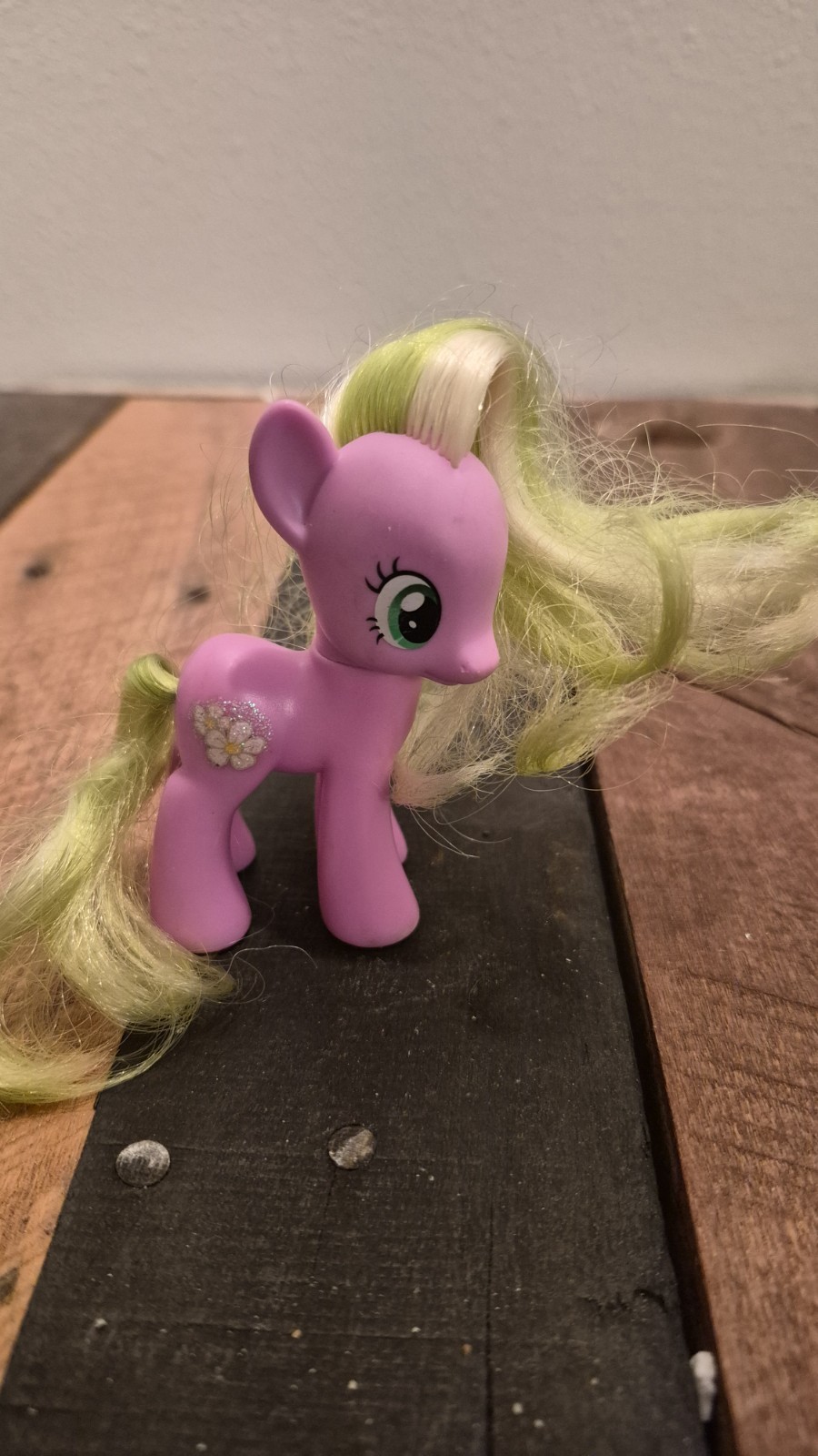My Little Pony Flower Wishes G4 2010 Brushable Pony Hasbro MLP 3 inch