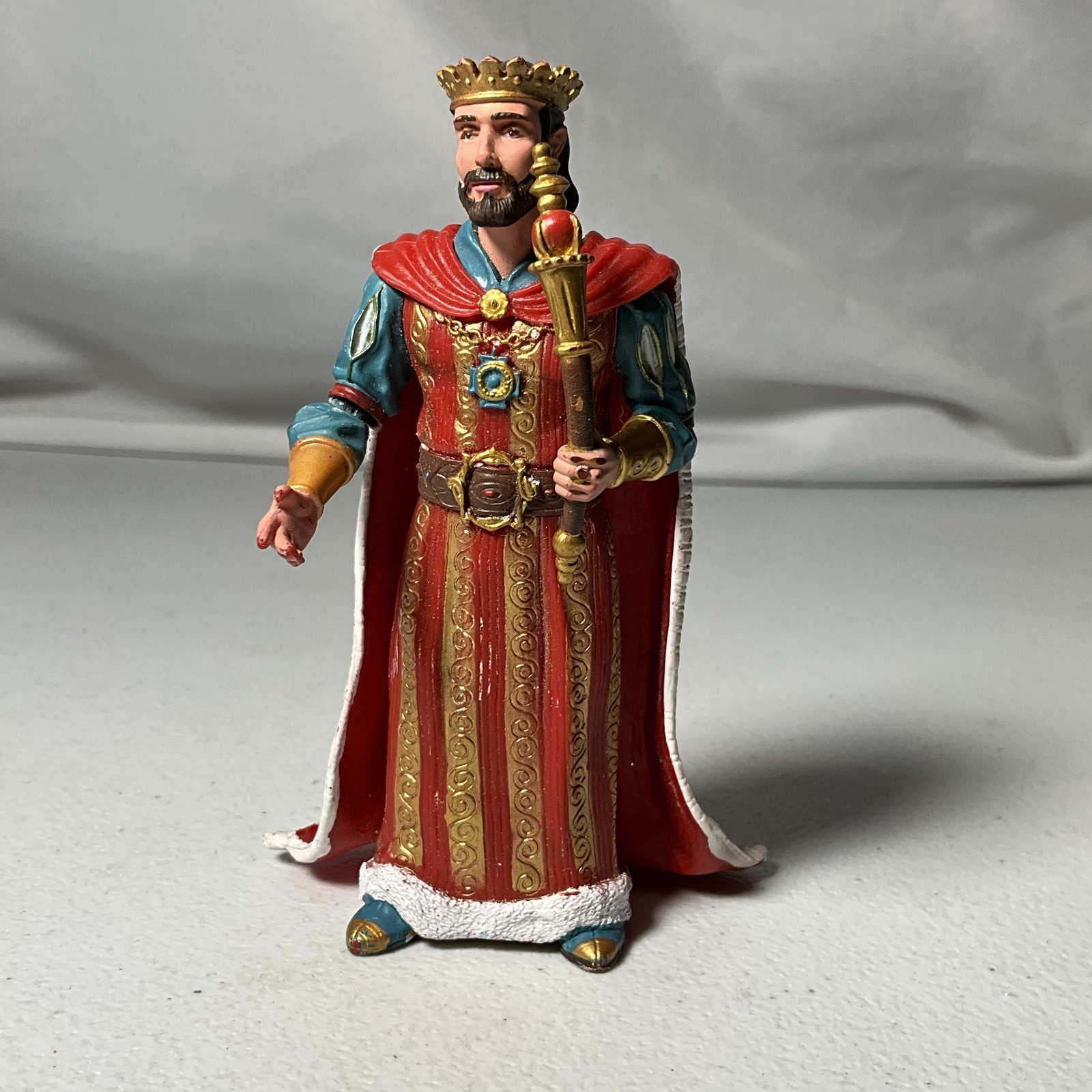 Safari Ltd King Alfred The Great Historical Figure Action Toy Collectible 2010