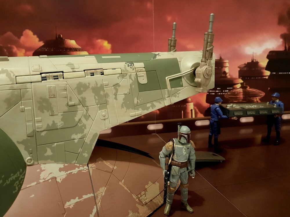 Oversize Bespin Skyline Backdrop Star Wars TVC Black Series Hasbro Kenner