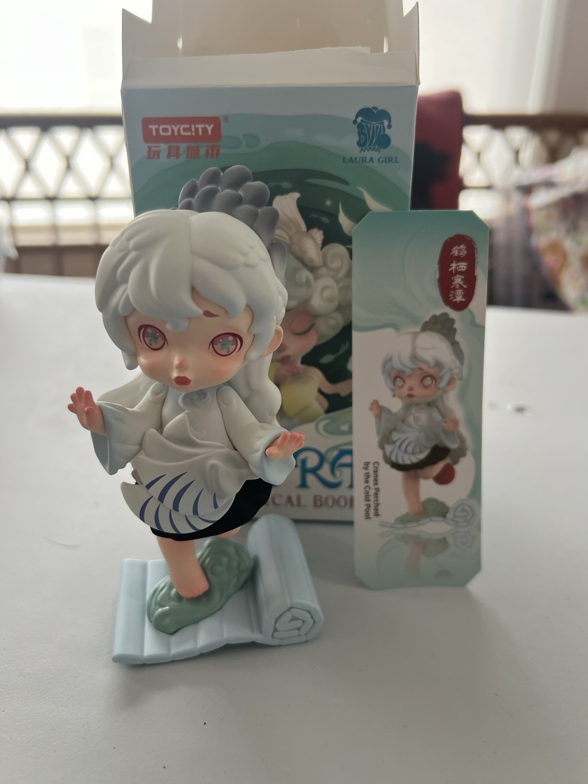 TOYCITY x LAURA Mystical Book Series CRANES PERCHED BY THE COLD POOL Figure NEW