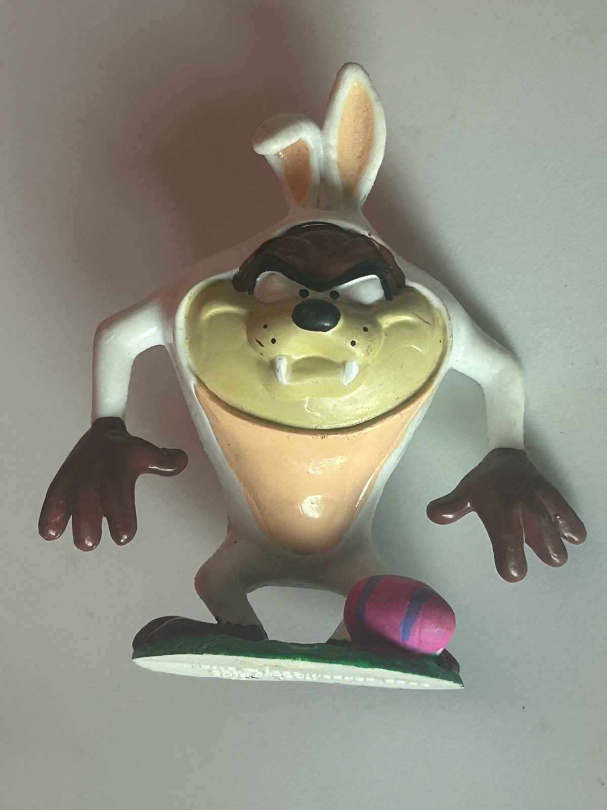 TAZ Vintage APPLAUSE 1994 Warner Brothers 2&Prime; Easter PVC Figure Tasmanian Devil!