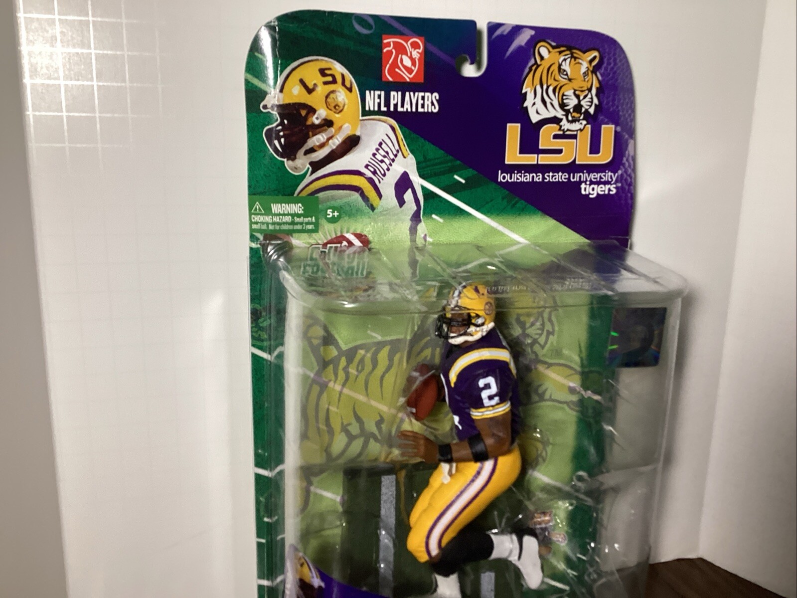 2009 McFarlane Sportspicks NFL Jamarcus Russell NCAA Series 1 Figure LSU Purple