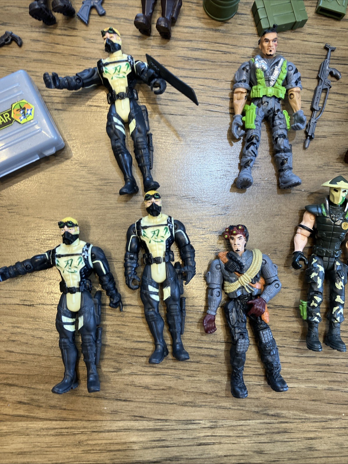 Lanard The Corps Special Force Units Action Figures Weapons Accesories Lot of 11