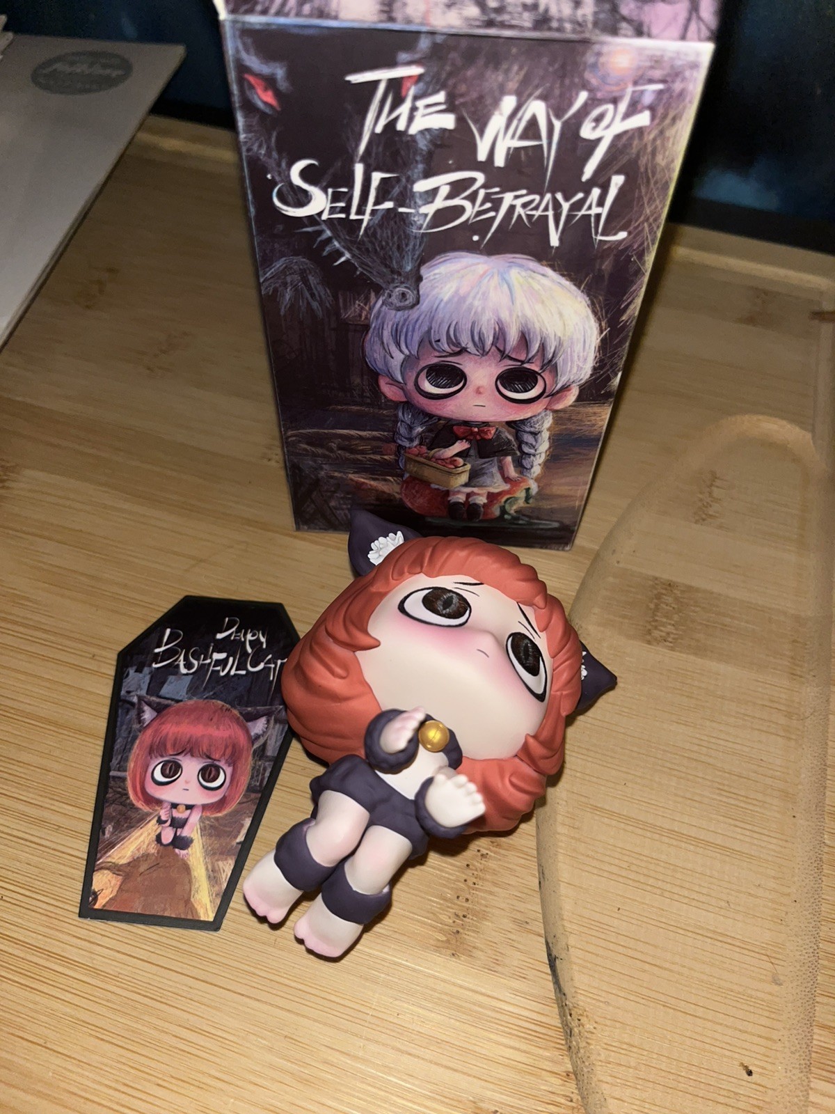 Bashful Cat Heyone Kiki The Way of Self-betrayal Series Box Figure Art Toys
