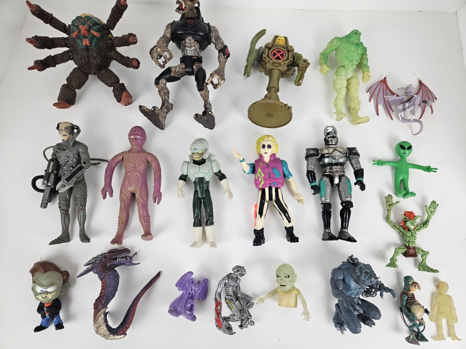 Vintage 1990&rsquo;s Horror & Sci Fi Action Figure Toy Lot