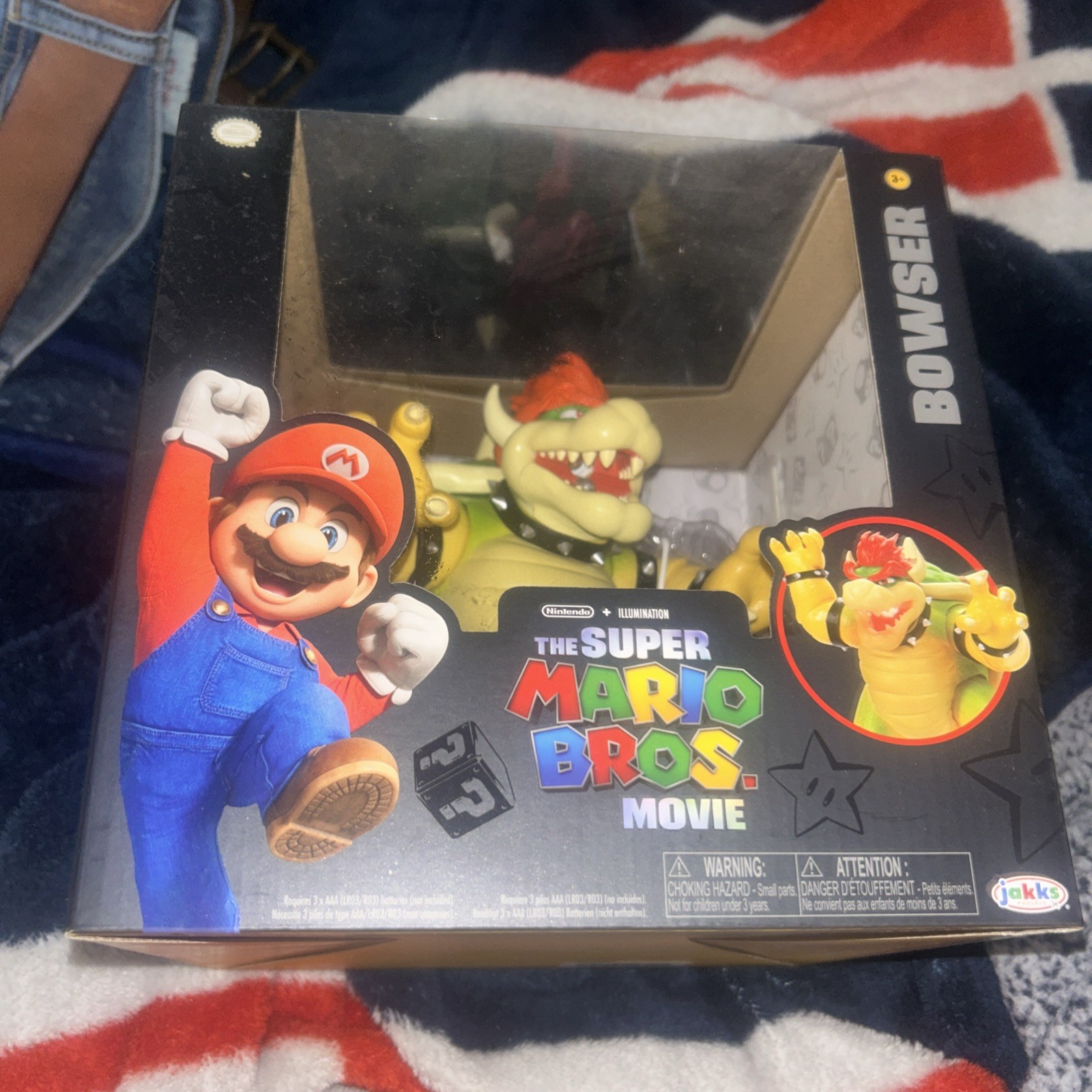 The Super Mario Bros Movie Premium 7” Bowser Jakks 2023 Nintendo NEW