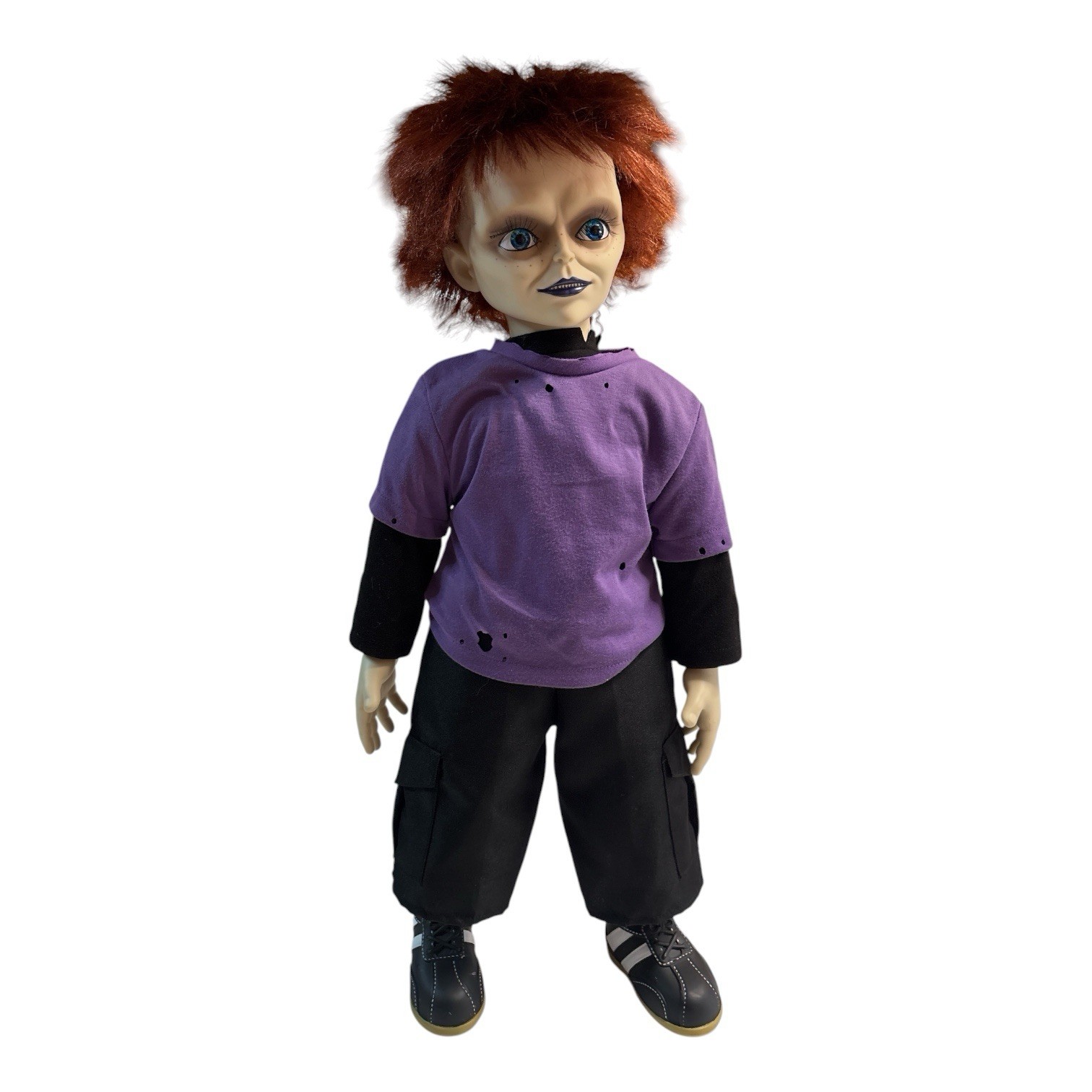 Glen Doll Seed of Chucky Spirit 24&Prime; Collectible Figure Purple Shirt Black Pants