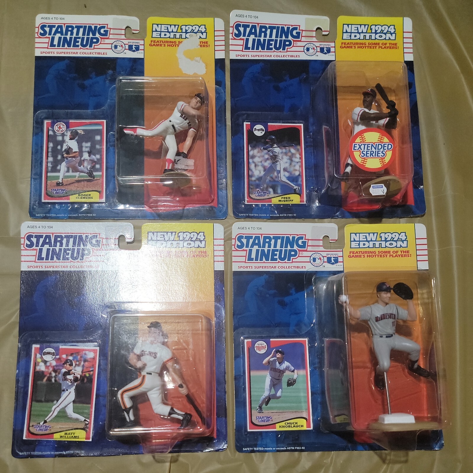 1994 Kenner Starting Lineup Baseball Set Break combined shipping