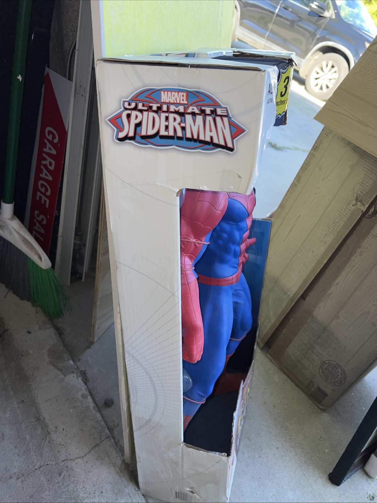 Marvel Spiderman Ultimate 31&Prime; Inch Action Figure Poseable Large Huge 2013 Hasbro