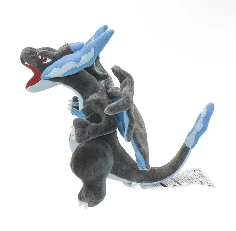 New Mega Charizard X Plush Soft Toy Doll Stuffed Animal Teddy 9&Prime;