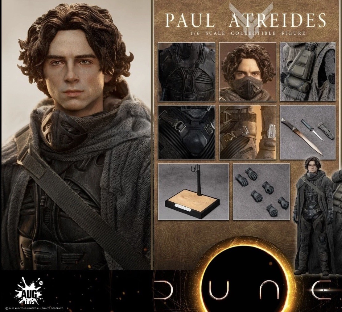 DUNE PAUL ATREIDES AUG Toys DL003 FIGURE 1:6 SCALE New in Box Timothee Chalamet