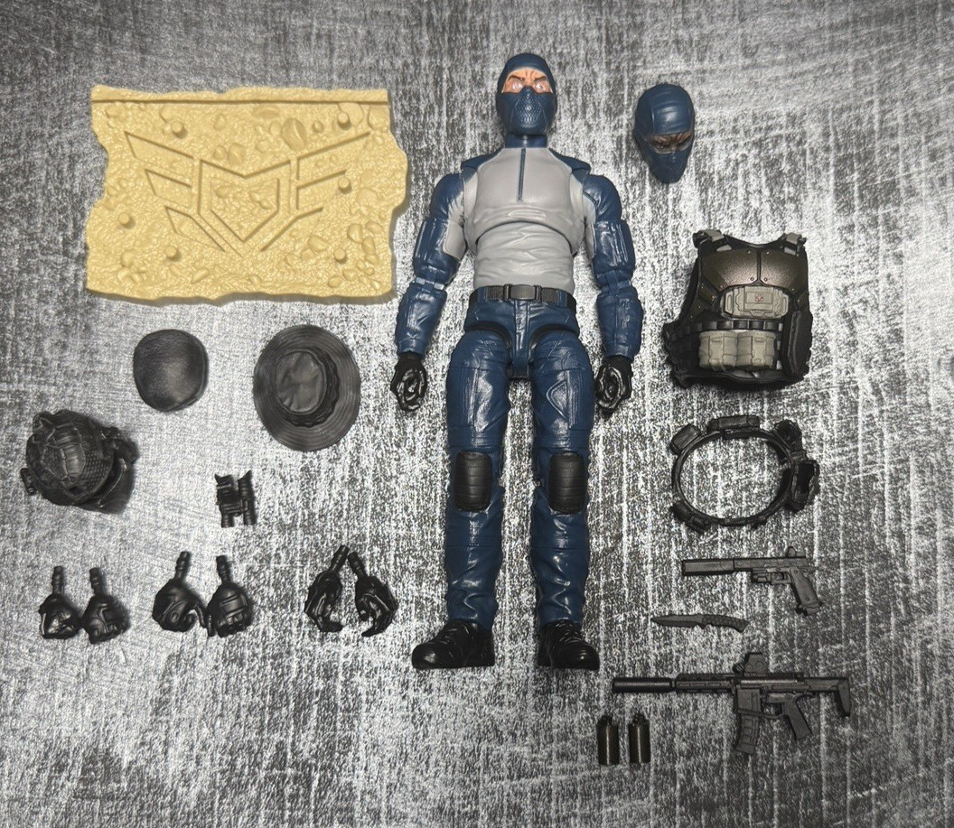 Action Force Valaverse Blue Maritime Trooper with loads of Gear