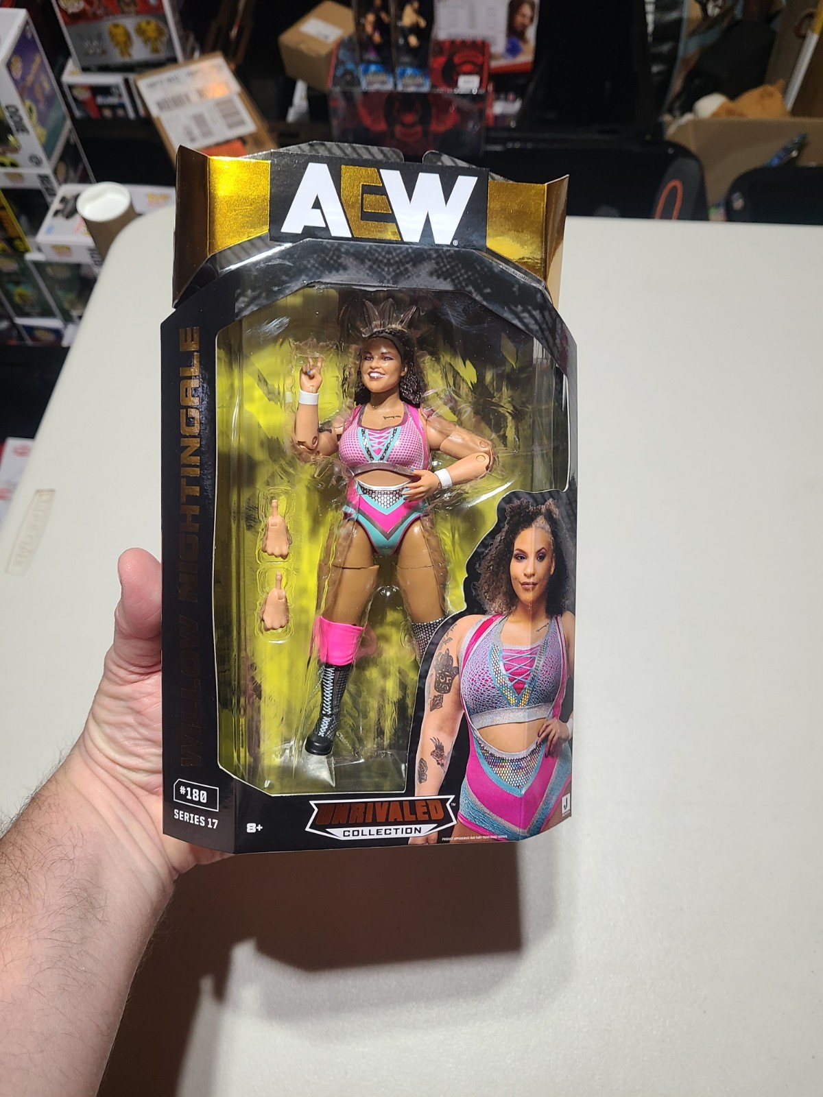 Willow Nightingale 6&Prime; AEW All Elite Wrestling Unrivaled Series 17 #180 Jazwares