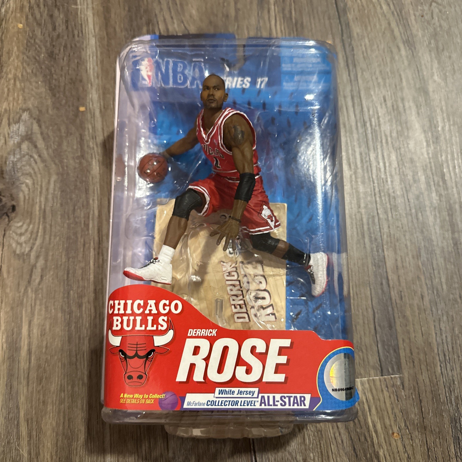 McFarlane NBA Series 17 Derrick Rose Chicago Bulls All Star Brand New Figure