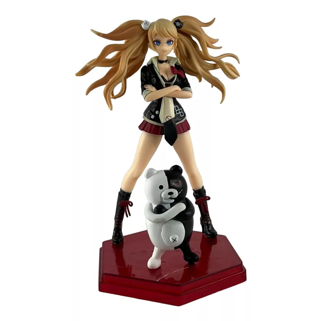 Danganronpa Junko Enoshima Monokuma Bear 7&Prime; Action Figure Model Gift Toy Doll