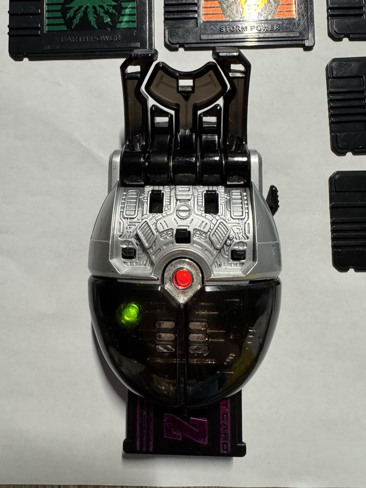 B-Fighter Kabuto DX Card Input System Beetle Borgs Metallix Data w/10 Cards