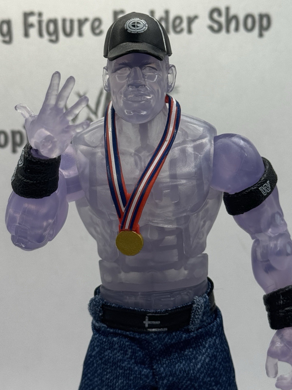WWE Ultimate Edition – Kurt Angle Gold Metal Accessory Fodder Mattel 1/12 Scale