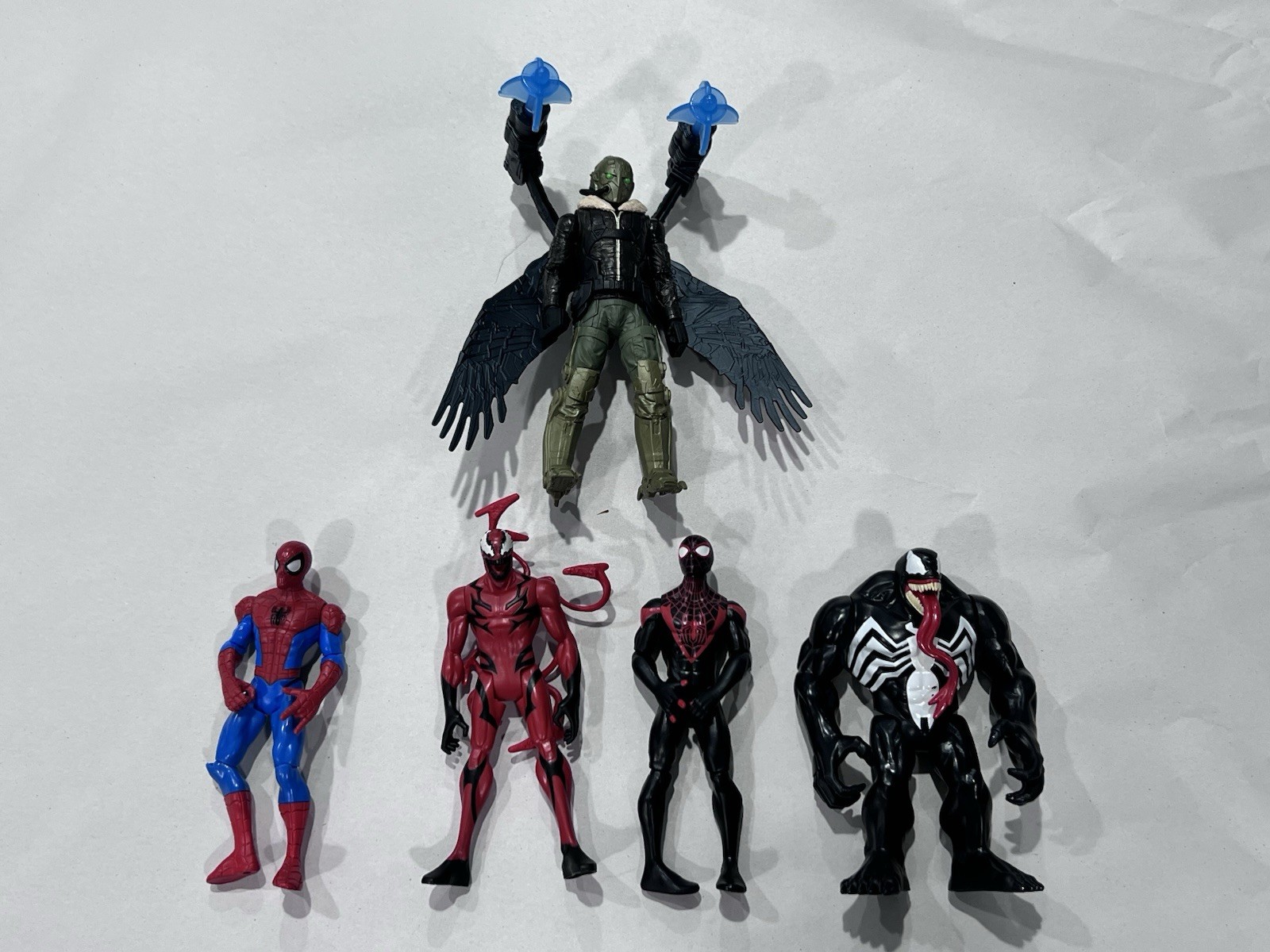 Marvel Spider-Man No Way Home Vulture Deluxe 6” Wing Blast Figure Lot Venom