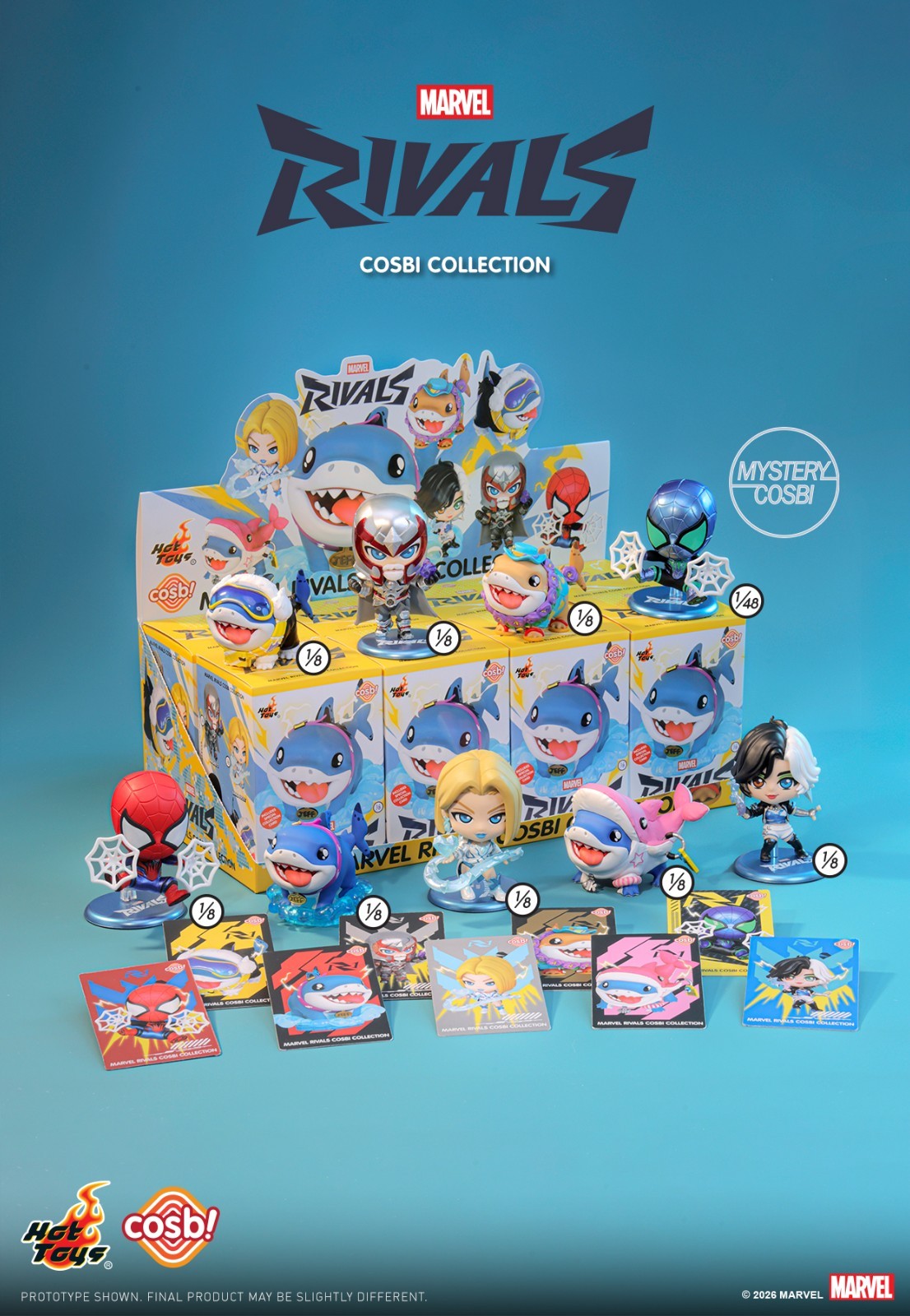HOT TOYS Marvel Rivals COSBI Series Figures Blind Box
