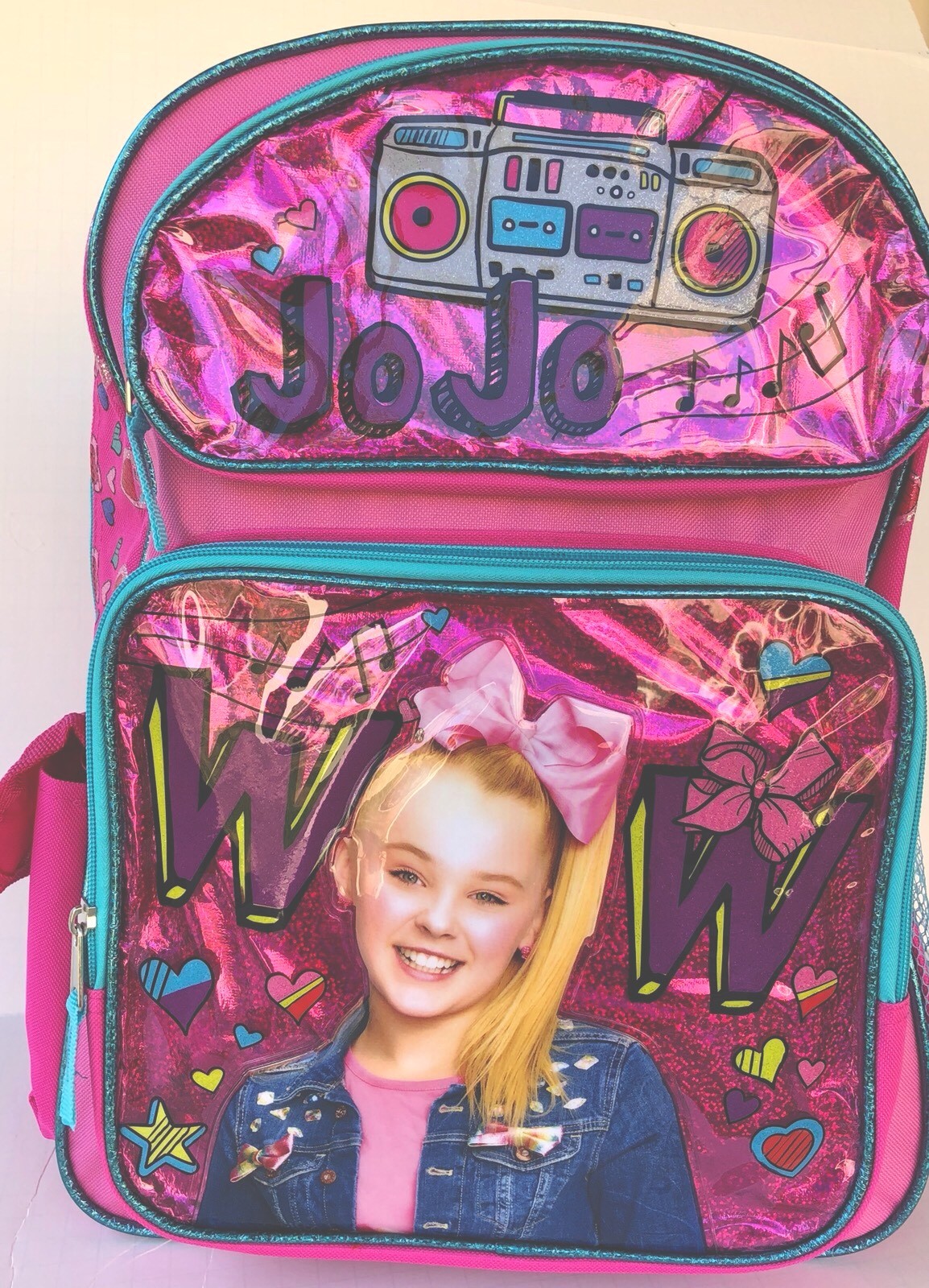 New Release Jojo Siwa Large 16&Prime; Back To School Backpack (Brand New)