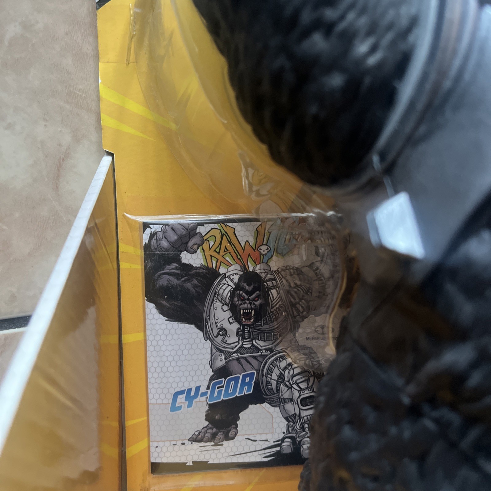 Mcfarlane Raw10 Cy-gor Cybernetic Silverback Gorilla Figure