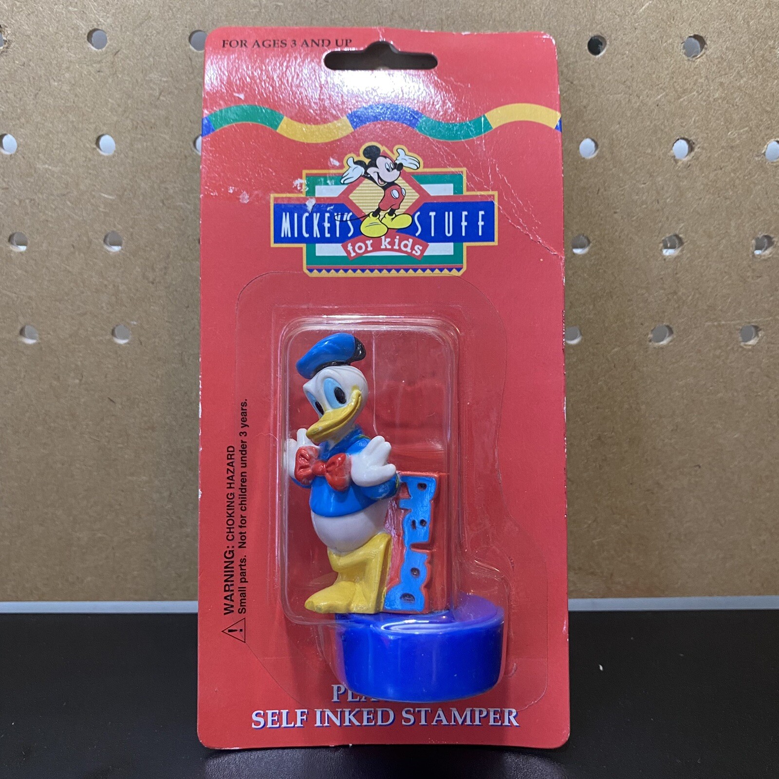 NEW- VINTAGE DONALD DUCK DISNEY PLAYFUL SELF INKED STAMPER – OLD STOCK