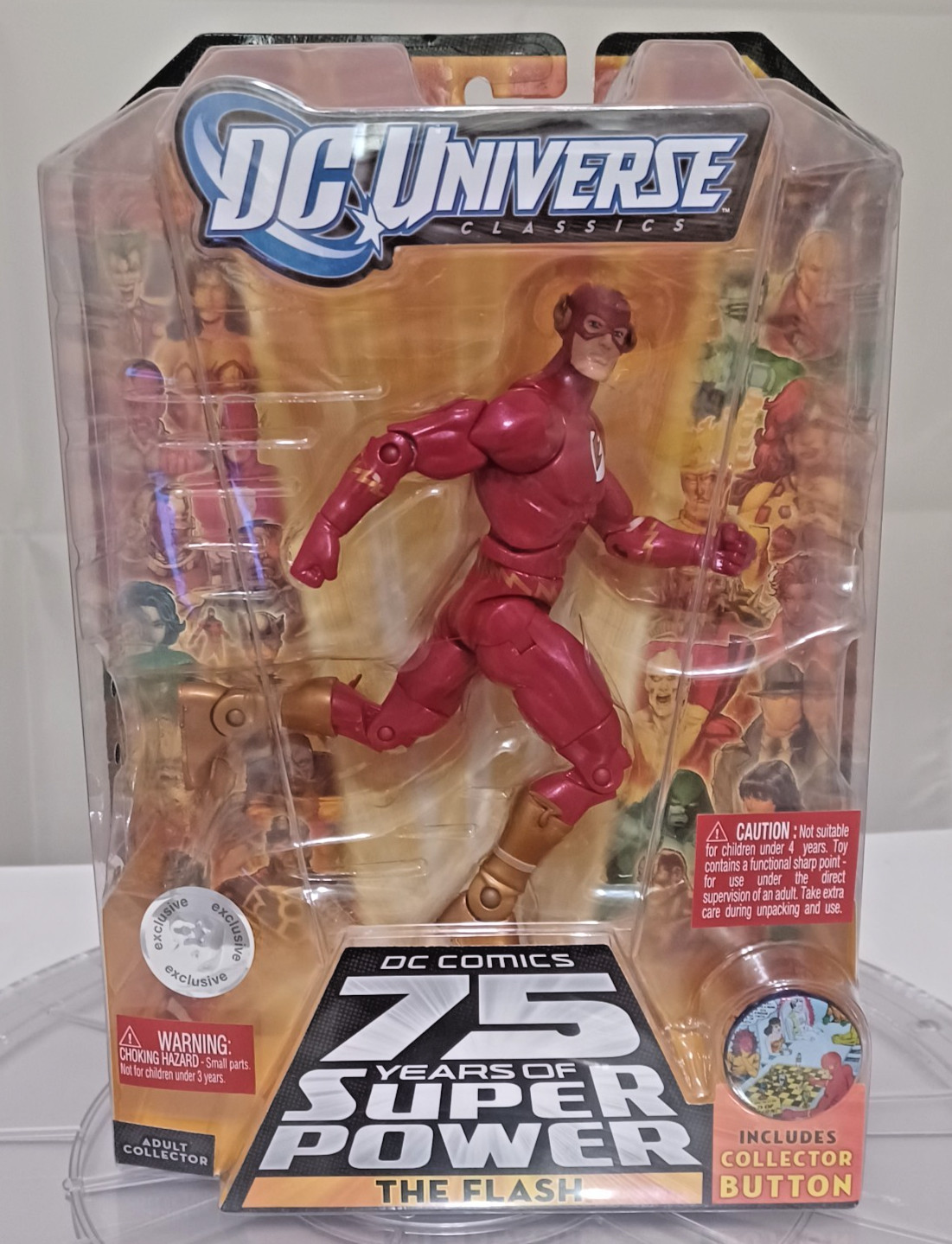 Mattel DC Universe Classics All Star 75 Years of Super Powers w/pin – The Flash