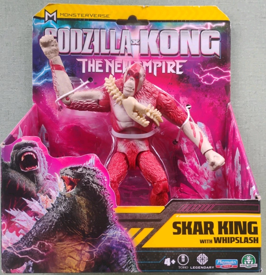 Monsterverse Godzilla x Kong The New Empire 6&Prime; Skar King Whipslash Damaged Box