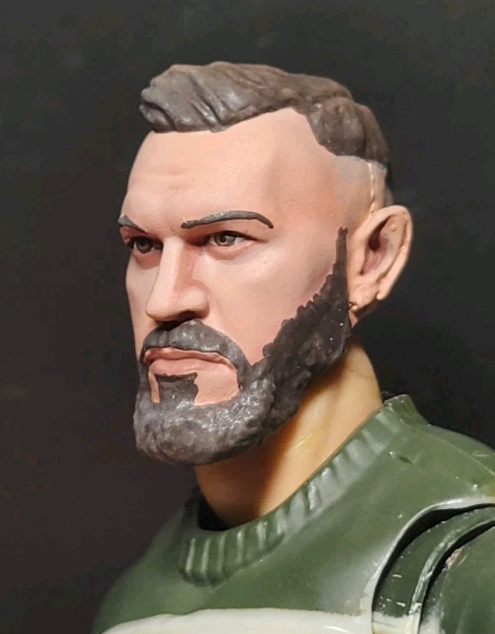 HEAD ONLY Tom Hardy Custom painted head Gi joe Classified Valaverse Outback