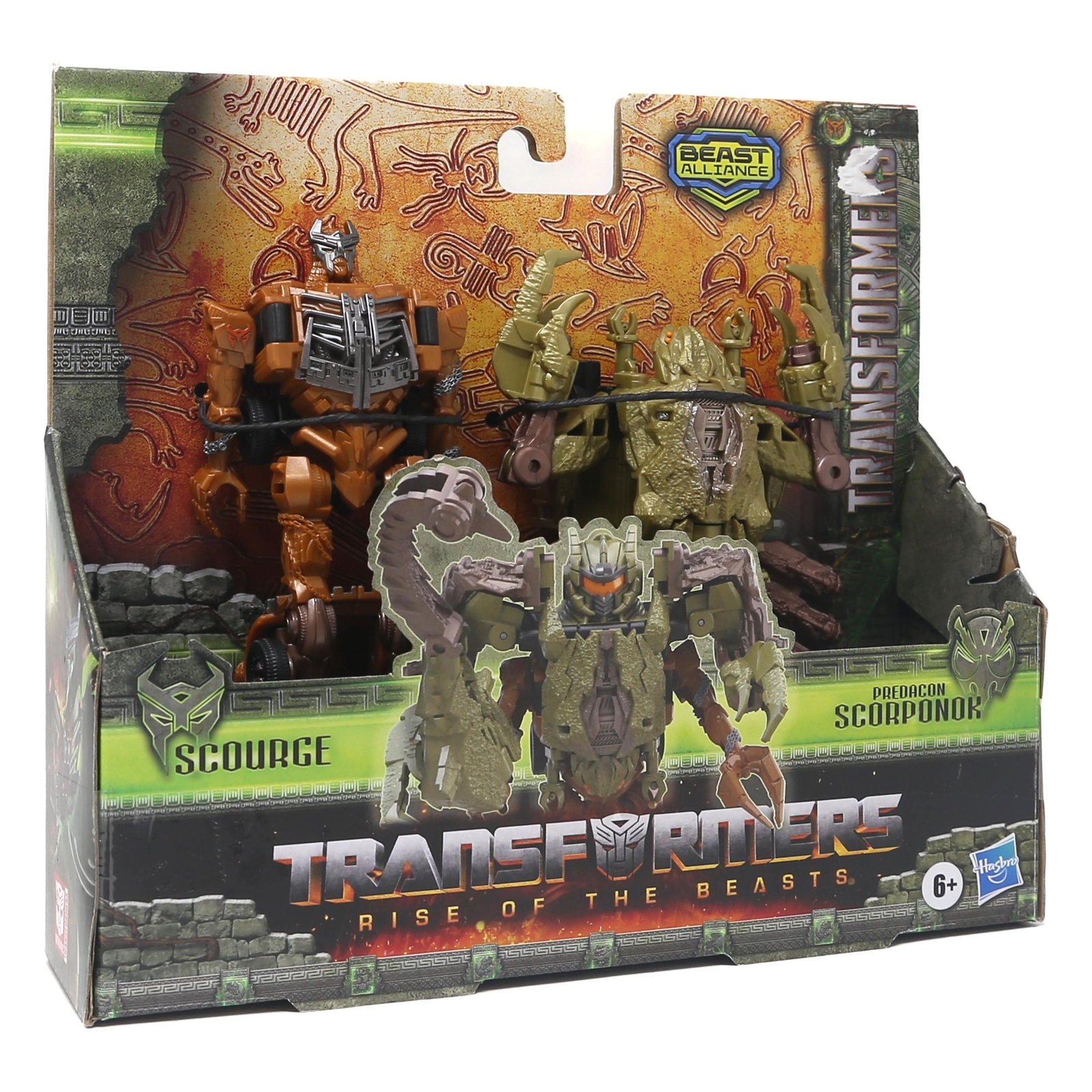 Transformers: Rise of the Beasts Beast Combiners Scourge Toys 5&Prime; 6+ BRAND NEW