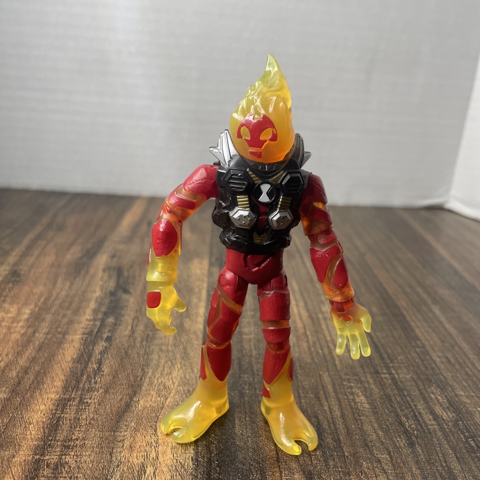Cartoon Network Ben 10 Rocket Flyer Heat blast Action Figure Only
