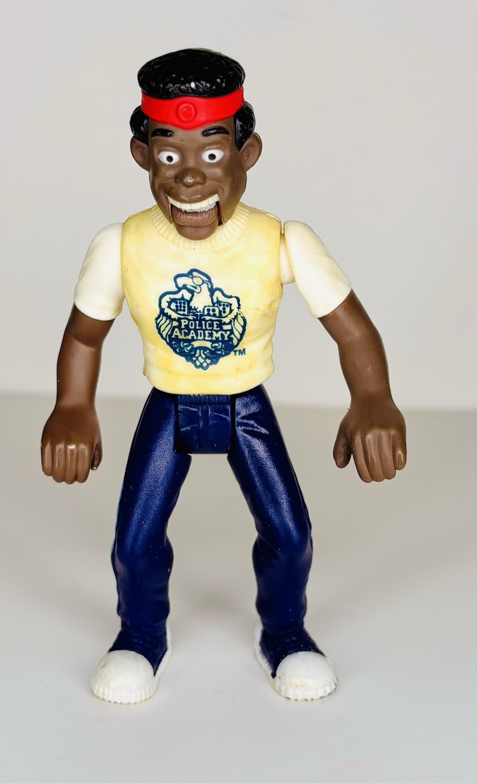 Vintage Police Academy Action Figure Larvell Jones Warner Bros 1989