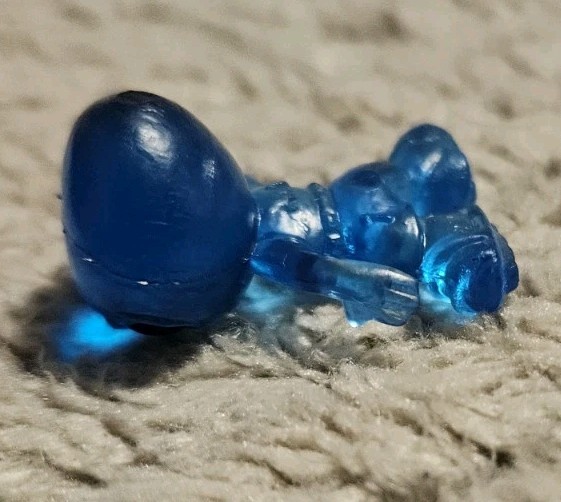 Mini Alien Figure 1 Inch Tall Blue