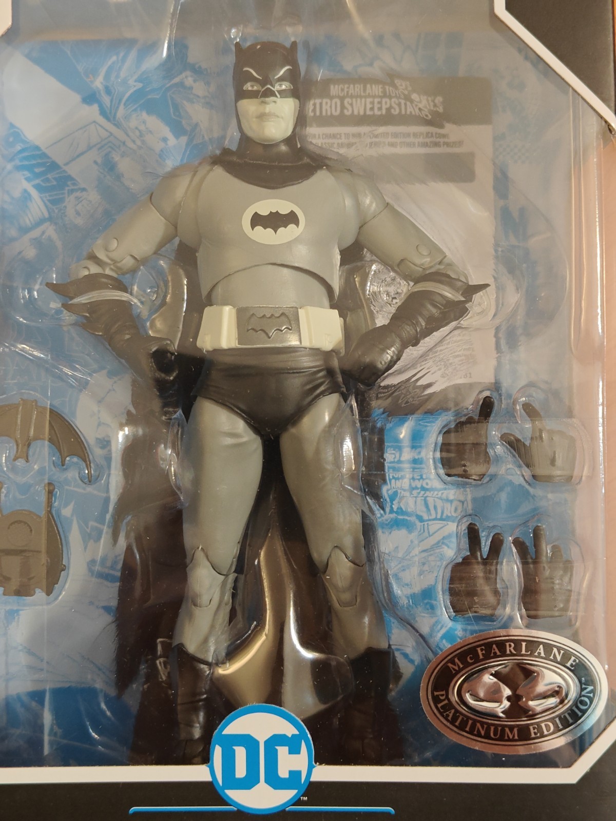McFarlane DC Multiverse Batman Classic TV Series 66 Platinum Figure Adam West