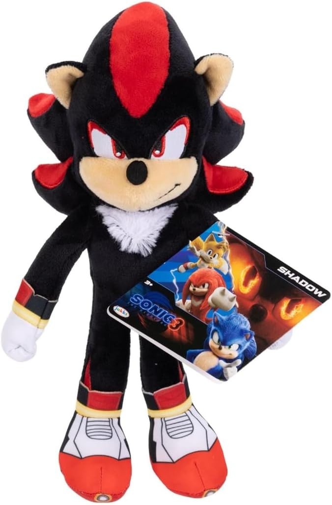 Sonic The Hedgehog 3 Movie Shadow 9-inch Plushie *NEW