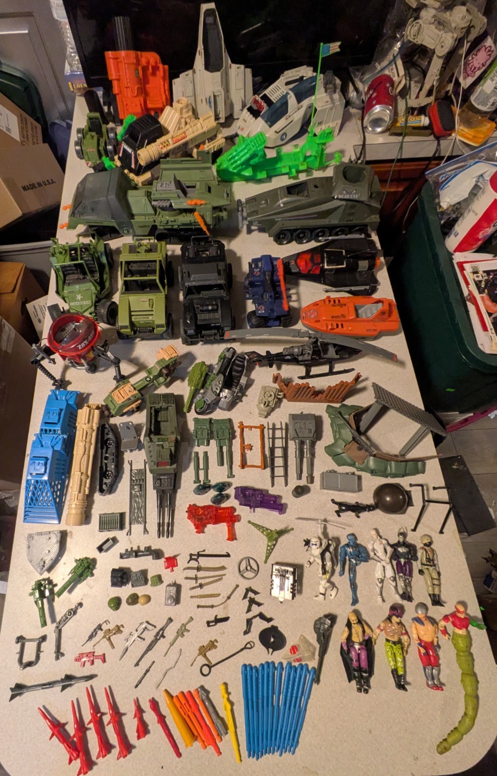 Huge Vintage G.I. Joe Lot 3.75&Prime; Action Figures, Vehicles, and Accessories Lot